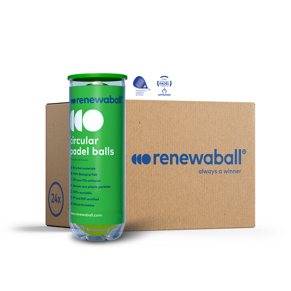 Renewaball laatikko 24x3 padel-palloja